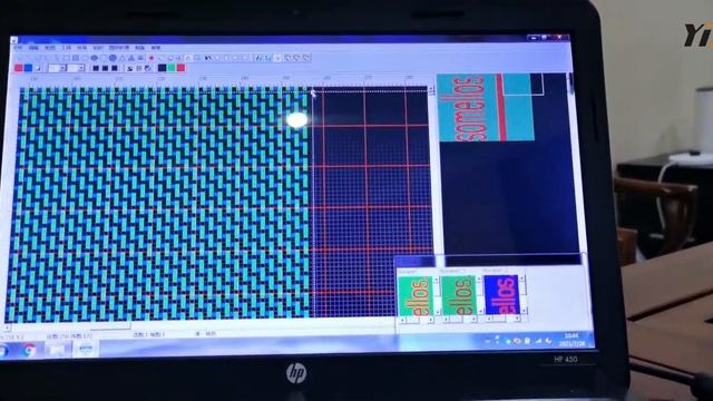 Step 4 How to make design on yitai jacquard loom machine/The texture on front and back side смотреть онлайн