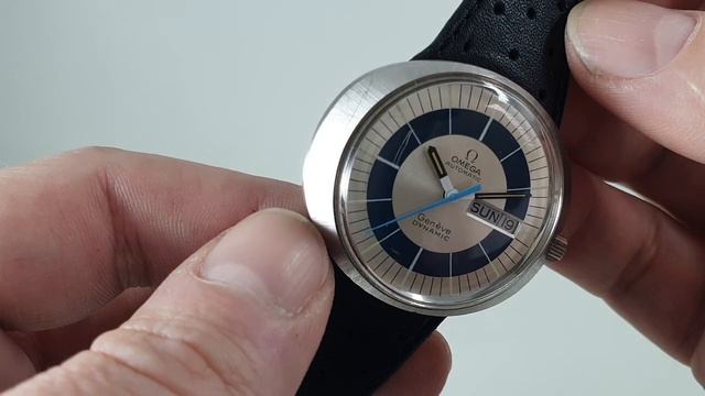 1970 Omega Geneve Dynamic Gen 1 day date with bullseye dial. Reference 166.0079 смотреть онлайн