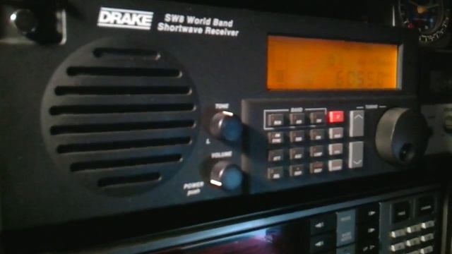 R.Rwandaかな？ 6055kHz DRAKE SW8 World Band SW Receiver.MP4