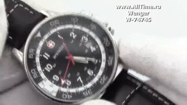 Мужские наручные швейцарские часы Wenger W-74745 смотреть онлайн