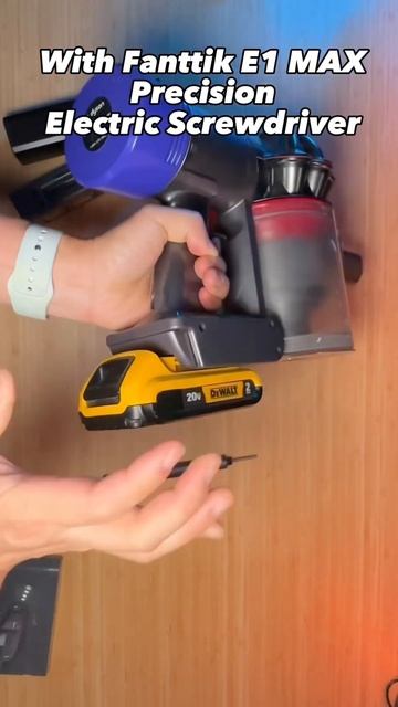 How to replace the Dyson V8 battery with DeWALT battery смотреть онлайн