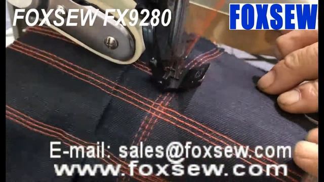 Feed off the Arm Sewing Machine with Puller смотреть онлайн