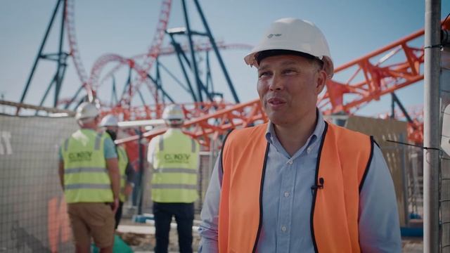 Dreamworld's Greg Yong speaks about the commissioning of its new Steel Taipan rollercoaster смотреть онлайн
