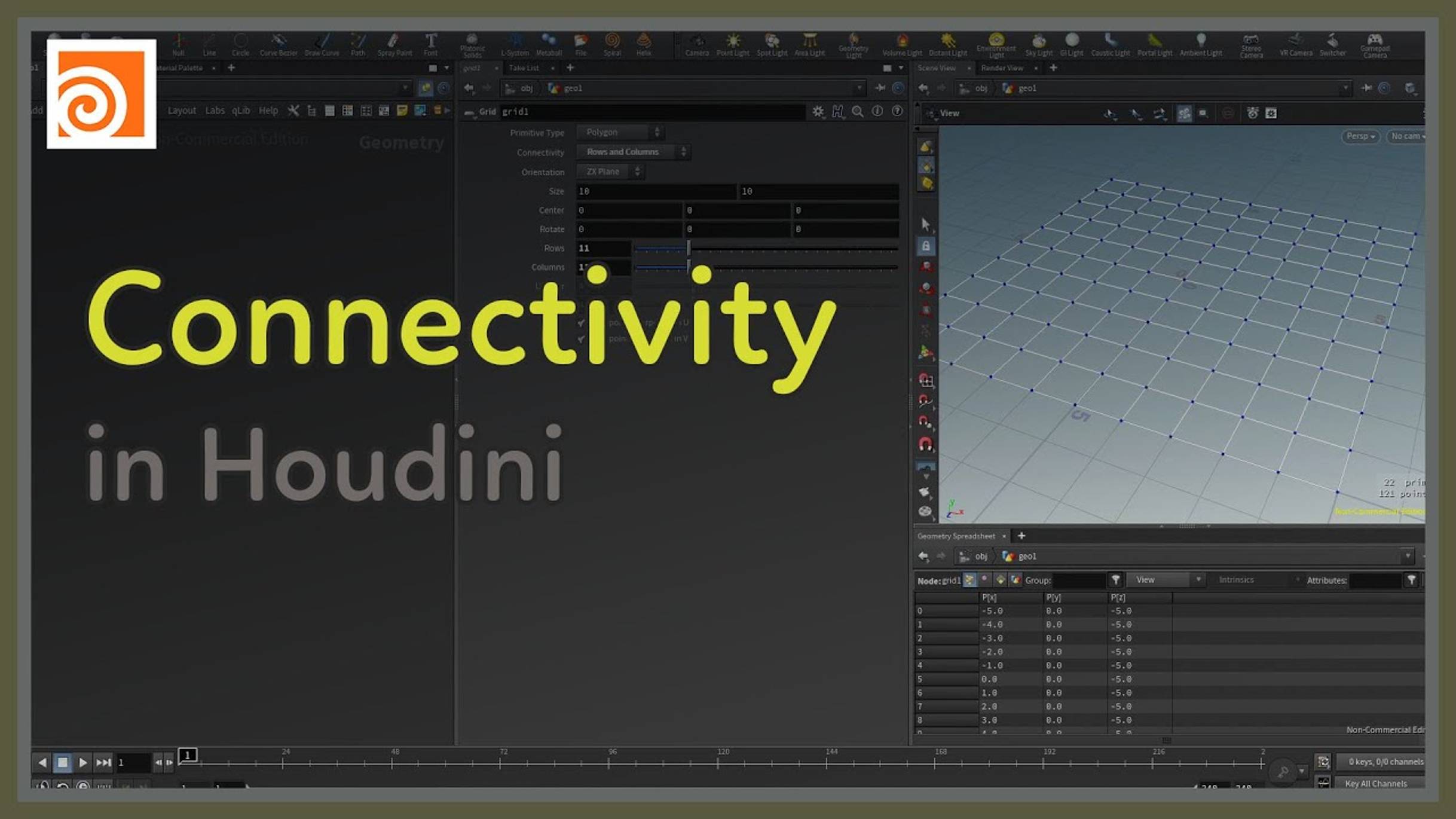 11 Connectivity in Houdini смотреть онлайн