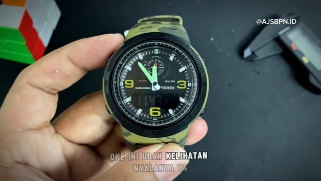 Spesial Army Edition SKMEI 1655 Electric Knop