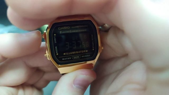 UNBOXING CASIO VINTAGE A168WEGB-1BEF смотреть онлайн