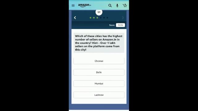 Amazon Sellers & Partners Quiz Answers Win – Rs.10000 Pay Balance смотреть онлайн