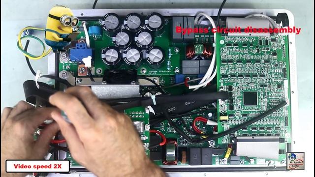 Repair Deye Solar Inverter & Charger SUN-5K-SG03LP1-EU 5000W Part One: Inverter Disassembly