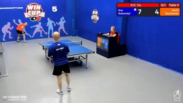 11:00 Ihor Sukovatyi 0-3 Serhii Skachenko South 2 WIN CUP 18.11.2022 WINCUP | TABLE TENNIS смотреть онлайн