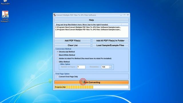 How To Use Convert Multiple PDF Files To JPG Files Software смотреть онлайн