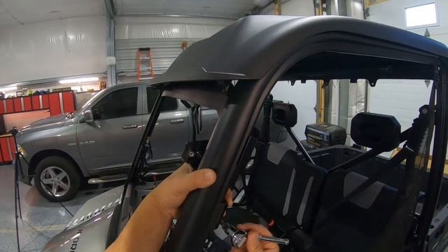 WHAT A DIFFERENCE. Cfmoto Uforce 600 Gets A Superatv Flip Up Windshield. смотреть онлайн