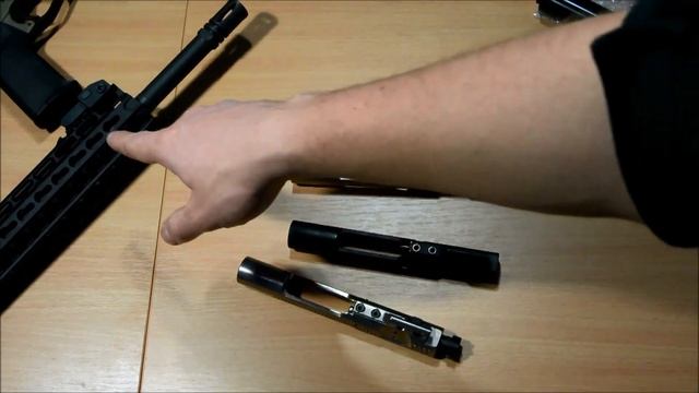 Автоматика AR-15 - затворная рама смотреть онлайн