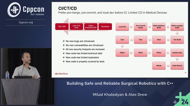 Building Safe and Reliable Surgical Robotics with C++ - Milad Khaledyan - CppCon 2024 смотреть онлайн
