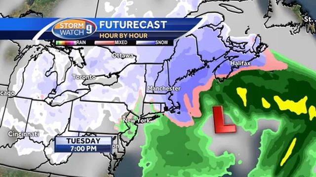 Early look: Hour-by-hour timeline shows possible nor'easter смотреть онлайн