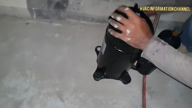 how to fix rotary compressor r22/r22 gas rotary compressor fixing/2.5 ton rotary compressor fixing смотреть онлайн