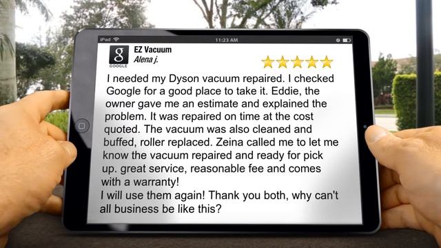 EZ Vacuum Littleton Excellent Five Star Review by Alena j. смотреть онлайн