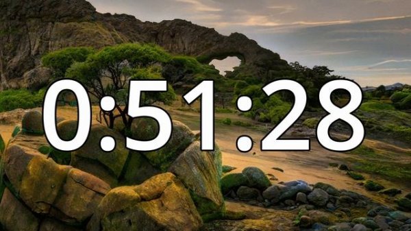 1 Hour 43 Minutes Countdown Timer With Alarm Sound At the End (Simple Beep)