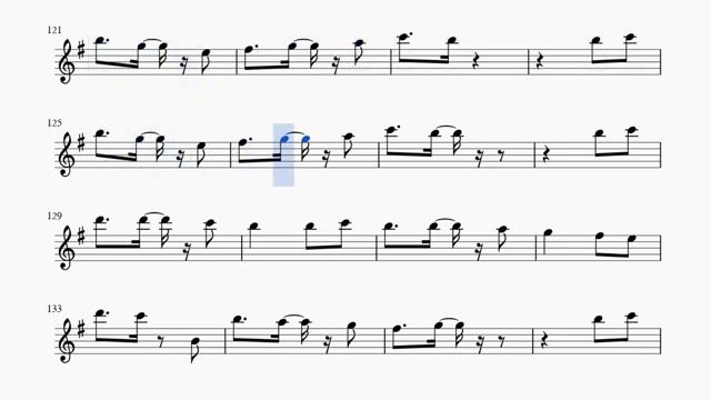 Стюардесса по имени Жанна. В.Пряснеков - И.Резник. Ноты для альт саксофона смотреть онлайн