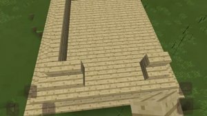 Как быстро построить деревенский дом в Майнкрафт.