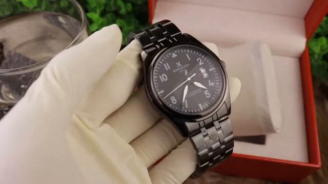 Đồng hồ nam KINGNOUS chính hãng cao cấp dây thép đúc смотреть онлайн
