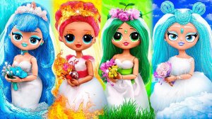 Свадьбы четырёх стихий - 10 идей для кукол ЛОЛ