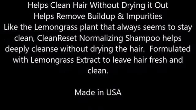 Biolage by Matrix Normalizing CleanReset Shampoo смотреть онлайн