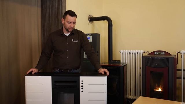 Peletová kamna KALOR slim смотреть онлайн
