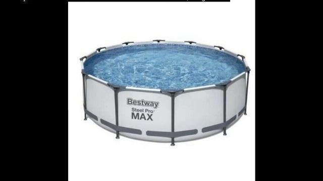 Bestway Ersatzteil Poolfolie für Steel Pro MAX Pool 366x100 cm, lichtgrau rund смотреть онлайн