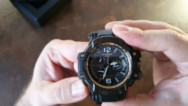 Casio G-Shock GRAVITYMASTER GPS HYBRID Wave Ceptor GPW 1000FC-1A9, UNBOXING