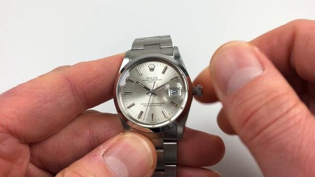 Rolex Oyster Perpetual Date Ref. 15000 circa 1982 смотреть онлайн