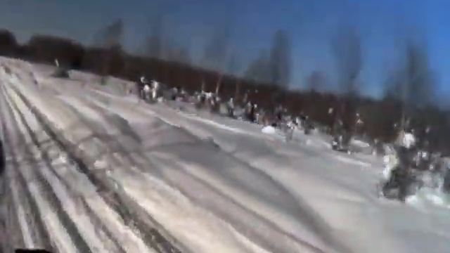 Grizzly 07 700 and 06 660, riding in willow alaska, winter of 02-09 смотреть онлайн