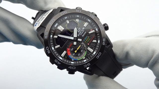 CASIO Edifice ECB-40MP-1A Unboxing смотреть онлайн