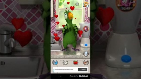 Не когда не играла в говорящего попугая пьера в три часа ночи