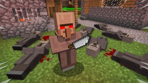 ЭТОТ ЖИТЕЛЬ ПЕРЕБИЛ ВСЕХ В ДЕРЕВНЕ НОМЕР 13 В МАЙНКРАФТ | Риколит Minecraft