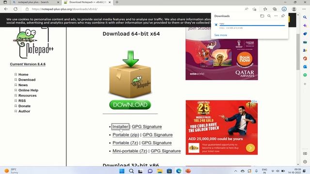 download and install Notepad++ on windows 10/11 | Notepad++ free download on windows смотреть онлайн