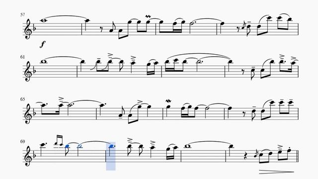 The Winner Takes It All by ABBA. +version for alto sax смотреть онлайн