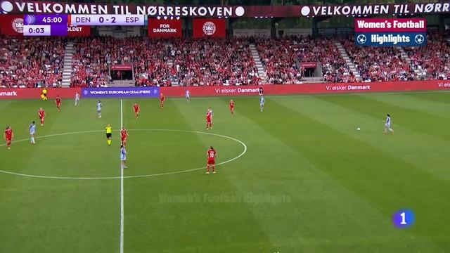 Spain Vs Denmark | Highlights | Women's Euro Qualifiers 31-05-2024