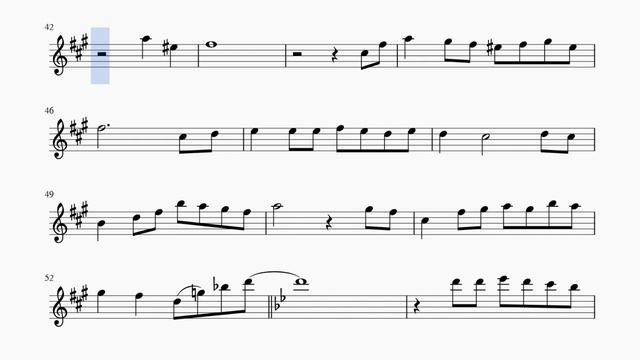 Облака - белогривые лошадки. В.Шаинский - С.Козлов. Для тенор саксофона смотреть онлайн