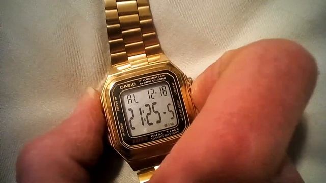CASIO Watch A178W (2519) - "Timer- & Alarm-Hack" (= bis 5 Alarme täglich) смотреть онлайн
