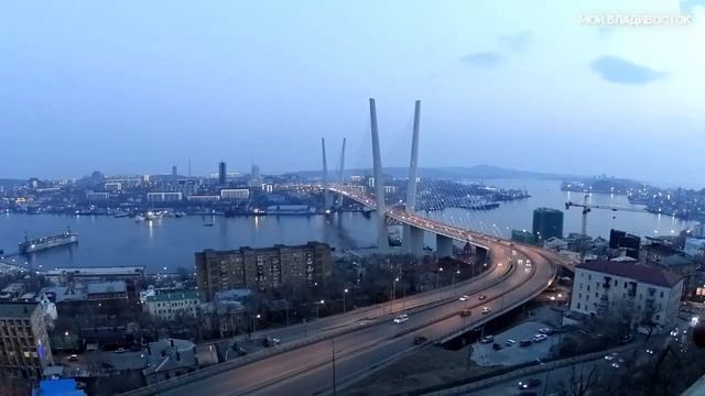 Владивосток бухта Золотой Рог (Timelapse). смотреть онлайн