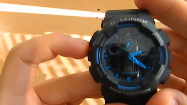 G Shock GA 100 1A2 смотреть онлайн