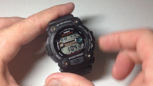 Casio G-Shock (GW-7900) | Set Time, Date, Etc.