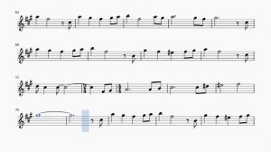 С любовью встретиться (Звенит январская вьюга). А.Зацепин. Минус для альт сксофона