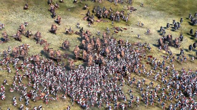 OGRE KINGDOMS vs EMPIRE - TotalWar Warhammer 3 cinematic battle смотреть онлайн