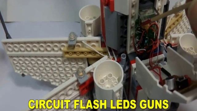 LEGO STAR WARS " X-WING FIGHTER " custom R/C,light up +servo wings,by Pakojontas смотреть онлайн