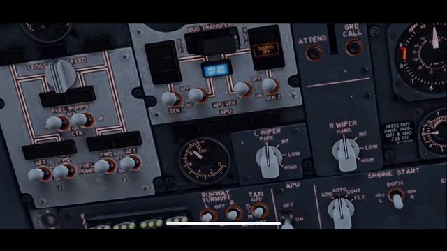 How to start up the 737-800 in X-plane 10 Mobile смотреть онлайн