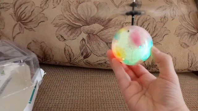 Летающий шар из интернет-магазина KazanExpress распаковка, обзор и пробный полёт!