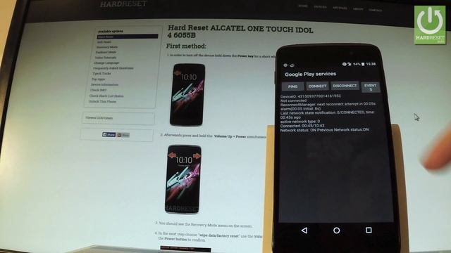 Codes in ALCATEL ONE TOUCH IDOL 4 - Advanced Settings / Secret Menu смотреть онлайн
