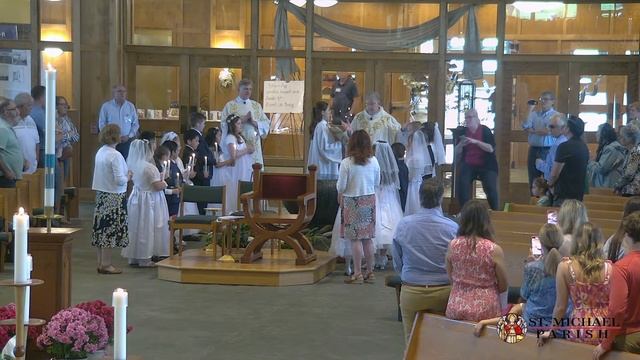 Fifth Sunday of Easter and First Holy Communion Mass смотреть онлайн