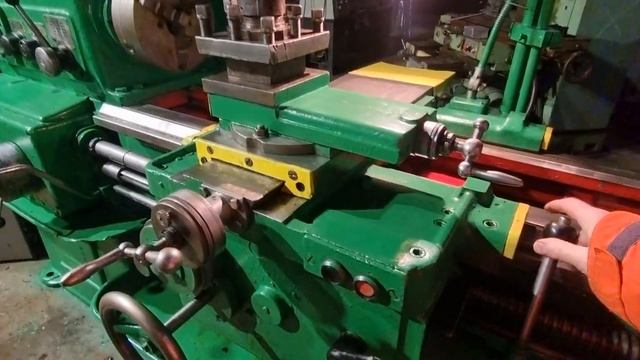 Станок Токарный1К62, поперечная подача смотреть онлайн